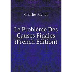 

Книга Le Problème Des Causes Finales