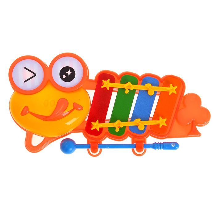 Металлофон "Гусеничка", МИКС