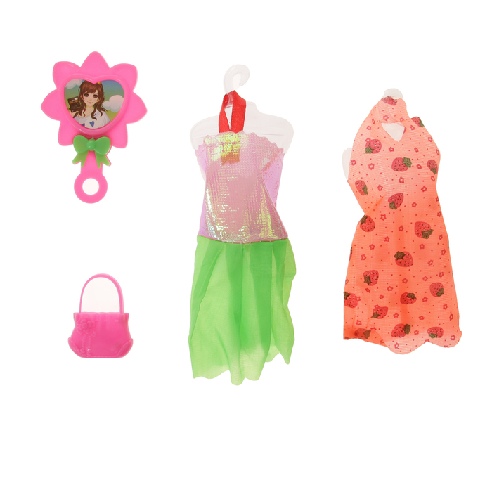 Кукла модель "Анюта" с одеждой и аксессуарами, МИКС