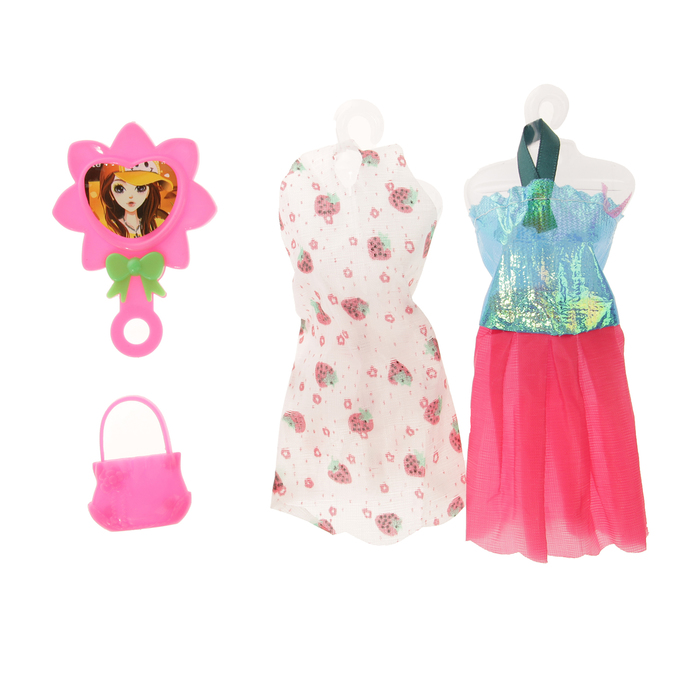 Кукла модель "Анюта" с одеждой и аксессуарами, МИКС