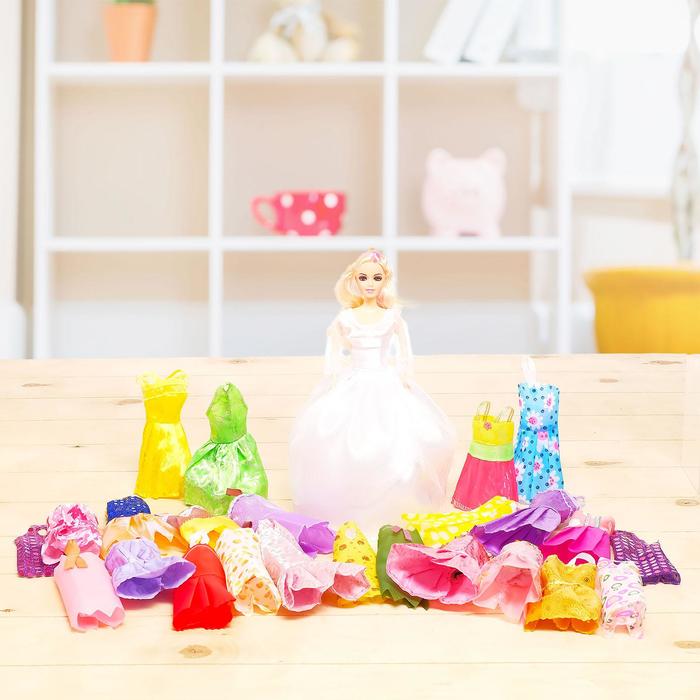 Кукла с платьями, МИКС