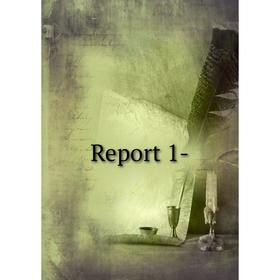 

Книга Report 1-