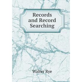 

Книга Records and Record Searching