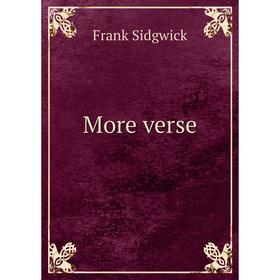 

Книга More verse