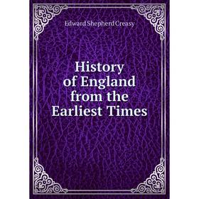 

Книга History of England from the Earliest Times