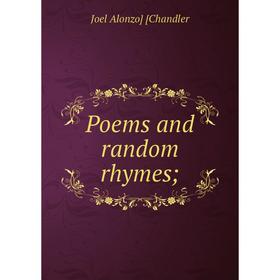 

Книга Poems and random rhymes