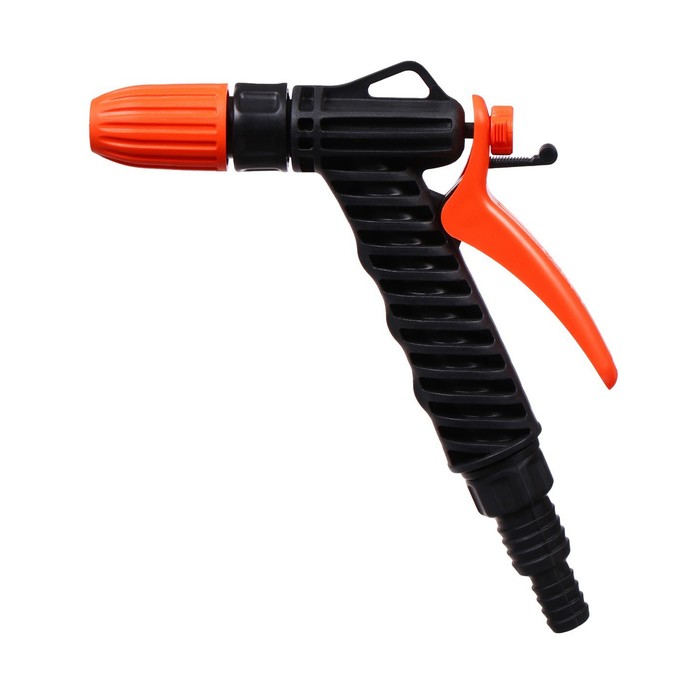 Пистолет-распылитель, под шланги 1/2−3/4 (12 мм−19 мм), с фиксатором, пластик, «Жук» пистолет распылитель регулируемый металлический наконечник под шланги 1 2 12 мм raco profi plus