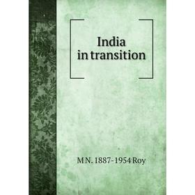 

Книга India in transition