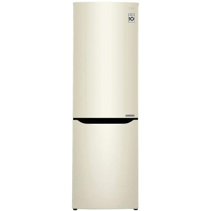 Холодильник LG GA-B419SEJL, двухкамерный, класс А+, 302 л, No frost, бежевый