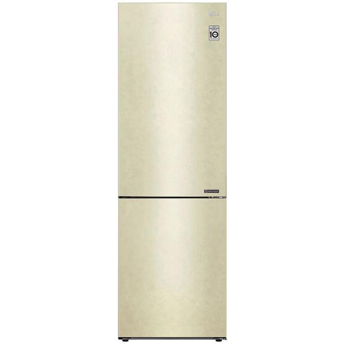 Холодильник LG GA-B509CECL, двухкамерный, класс А+, 419 л, Total No Frost, инвертор, бежевый