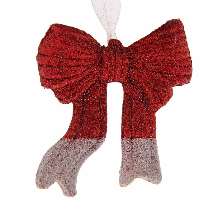 Ёлочные игрушки "Бантики с отражением" (набор 2 шт.)