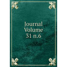 

Книга Journal Volume 31 n. 6