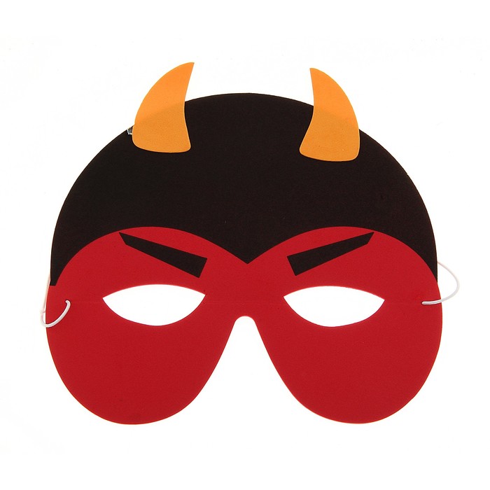 Карнавальная маска "Чертенок"
