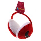 Ободок-наушники "Смайл с сердечками", цвета МИКС