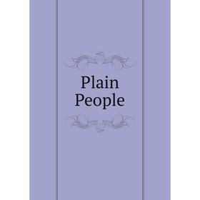 

Книга Plain People