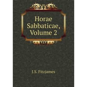 

Книга Horae Sabbaticae, Volume 2