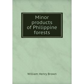 

Книга Minor products of Philippine forests