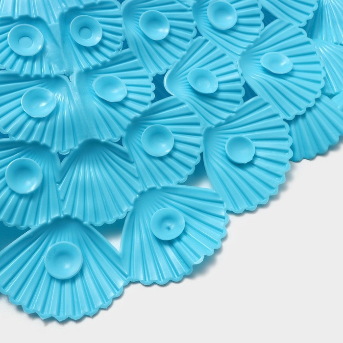 Коврик для ванны Доляна «Ракушки», 38×68 см, цвет МИКС