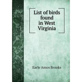 

Книга List of birds found in West Virginia