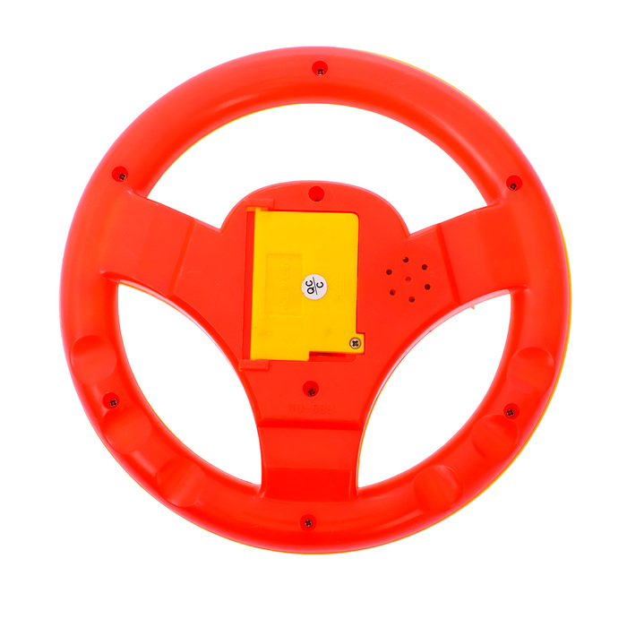 Руль музыкальный, работает от батареек, цвета МИКС