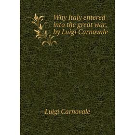 

Книга Why Italy entered into the great war, by Luigi Carnovale