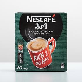 

Кофе растворимый Nescafe 3 в 1 «Экстра Стронг», 13 г х 20 порций
