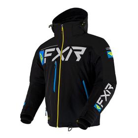 

Куртка FXR Ranger с утепленной вставкой, мужской, цвет Черный/Синий/Желтый, размер L
