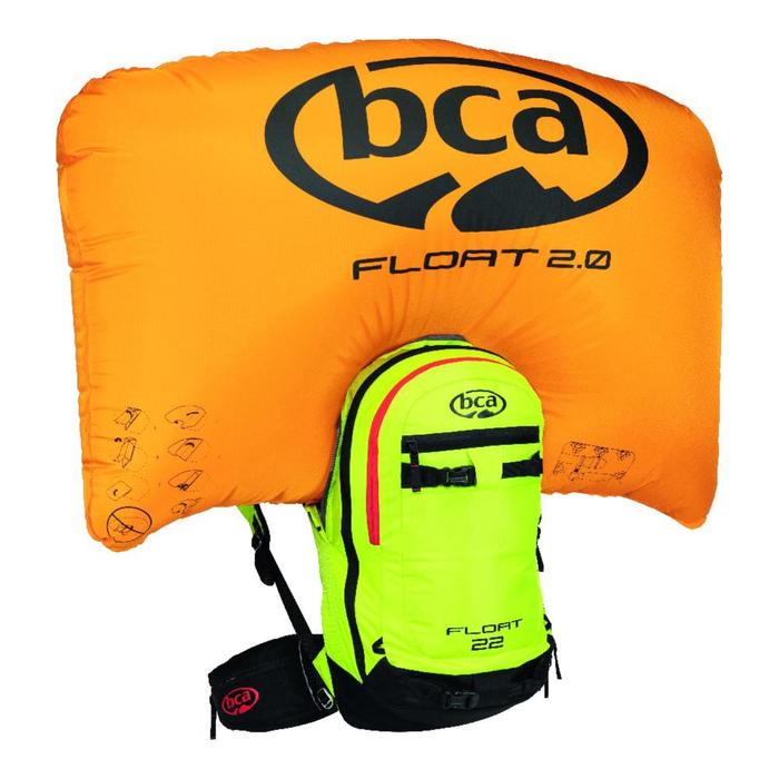 Рюкзак лавинный без баллона BCA FLOAT 2.0 22, 23E0001.2.1.1SIZ, жёлтый