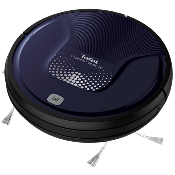 Робот-пылесос Tefal RG6875WH, сухая уборка, 0.44 л, до 150 мин, чёрный