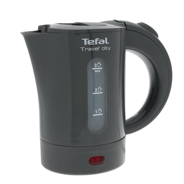 Чайник электрический Tefal KO120B30, пластик, 0.5л, 650Вт, серый