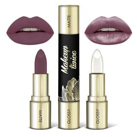 

Губная помада 2в1 Art-Visage MAKEUP TWICE, тон 525 нежная слива