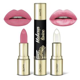 

Губная помада 2в1 Art-Visage MAKEUP TWICE, тон 523 чайная роза