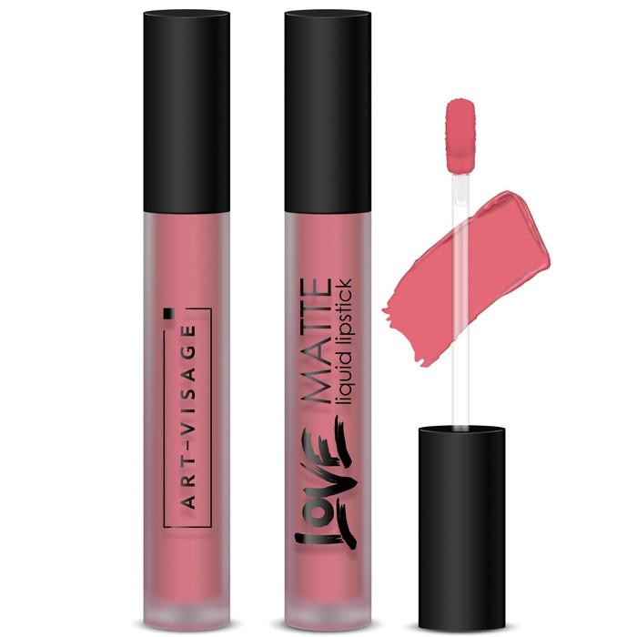 

Жидкая помада для губ Art-Visage LOVE MATTE, тон 56 Космополитен