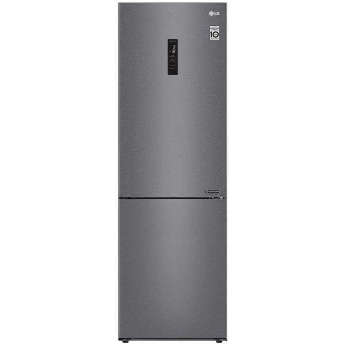 Холодильник LG GA-B459CLSL, двухкамерный, класс А+, 374 л, Total No Frost, цвет графит