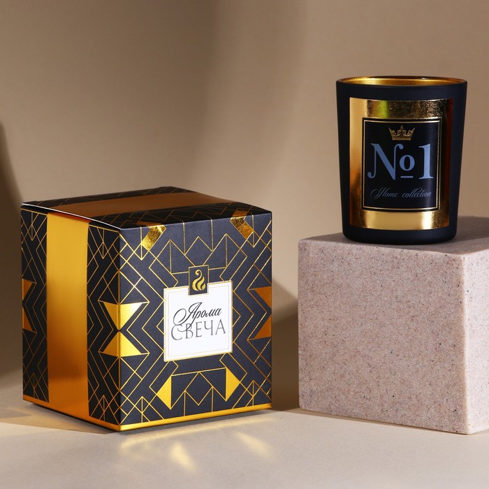 

Свеча в стакане "№1 Home collection"
