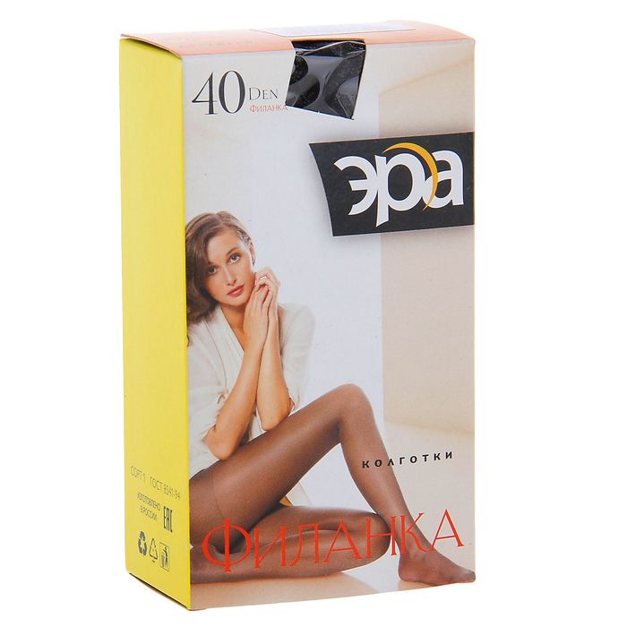 Колготки женские Филанка 40 (черный, 5)