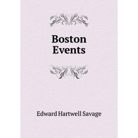 

Книга Boston Events