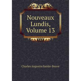 

Книга Nouveaux lundis, Volume 13