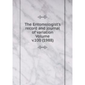 

Книга The Entomologist's record and journal of variation Volume v.100 (1988)