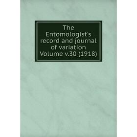 

Книга The Entomologist's record and journal of variation Volume v.30 (1918)