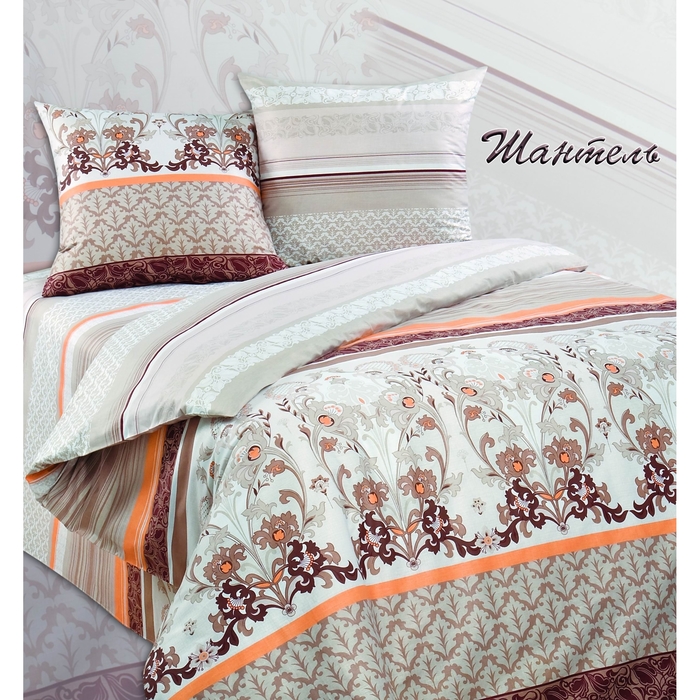 Постельное бельё Сударушка "Шантель" дуэт, размер 150х215 см - 2 шт., 220х240 см, 70х70 см - 2 шт., 125 г/м2