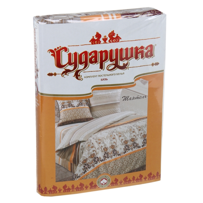 Постельное бельё Сударушка "Шантель" дуэт, размер 150х215 см - 2 шт., 220х240 см, 70х70 см - 2 шт., 125 г/м2
