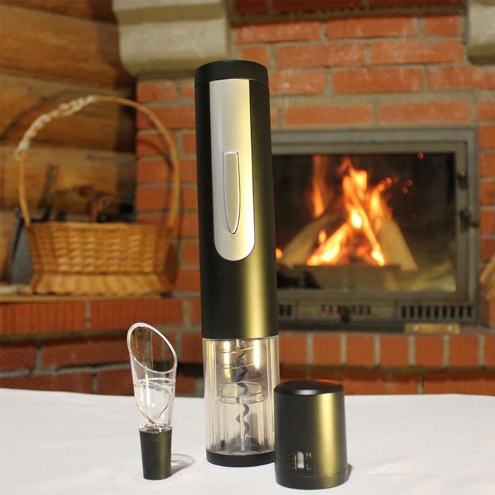 

Подарочный винный набор SITITEK Vinomax, 3 аксессуара, 4хАА
