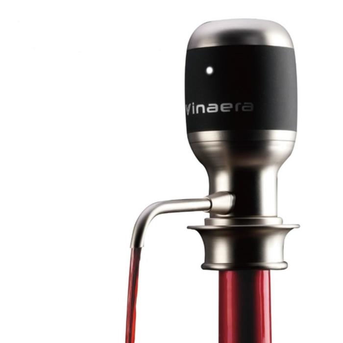 Аэратор для вина Vinaera Classic Electric Wine Aerator, 5.5 Вт, 0.75/1.5 л, металл, 6хААА
