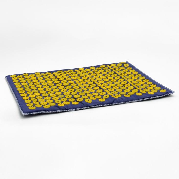 Ипликатор игольчатый «Большой коврик» на мягкой подложке, 242 колючки, синий, 41 х 60 см.