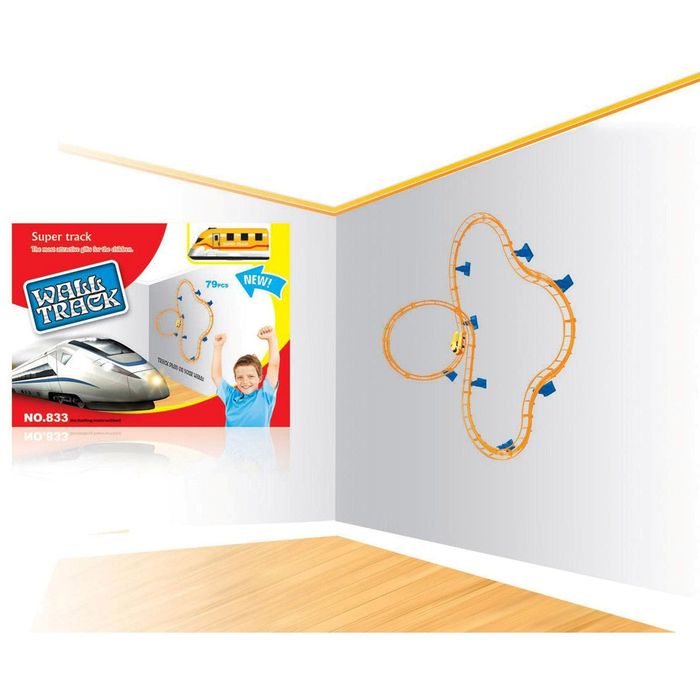 Железная дорога Wall Track, крепится на стену, протяжённость пути 3,39 м