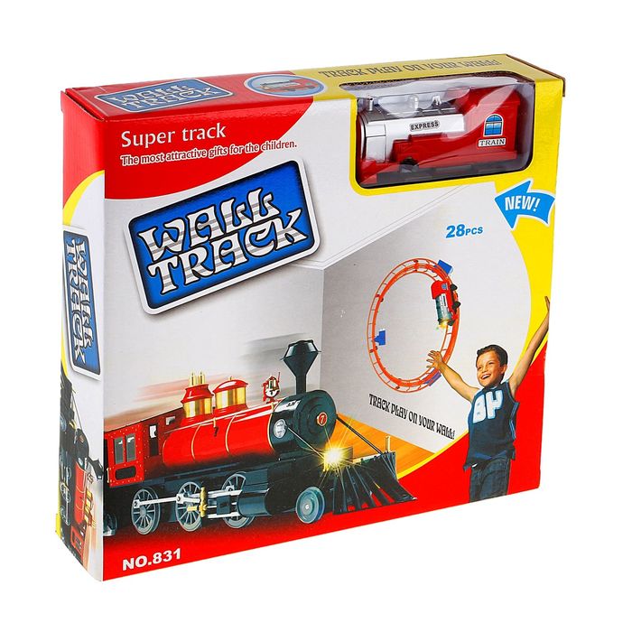 Железная дорога Wall Track, крепится на стену, протяжённость пути 1,2 м