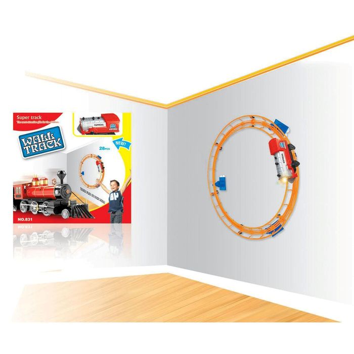 Железная дорога Wall Track, крепится на стену, протяжённость пути 1,2 м