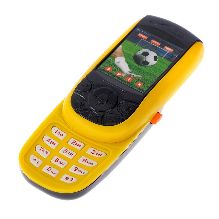 Телефон-слайдер «Футбол», звуковые эффекты, МИКС