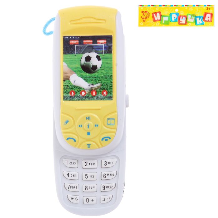 Телефон-слайдер «Футбол», звуковые эффекты, МИКС